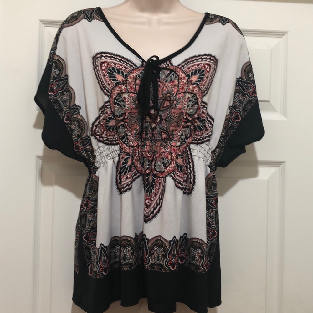 Claudia Richard Print Top Size M